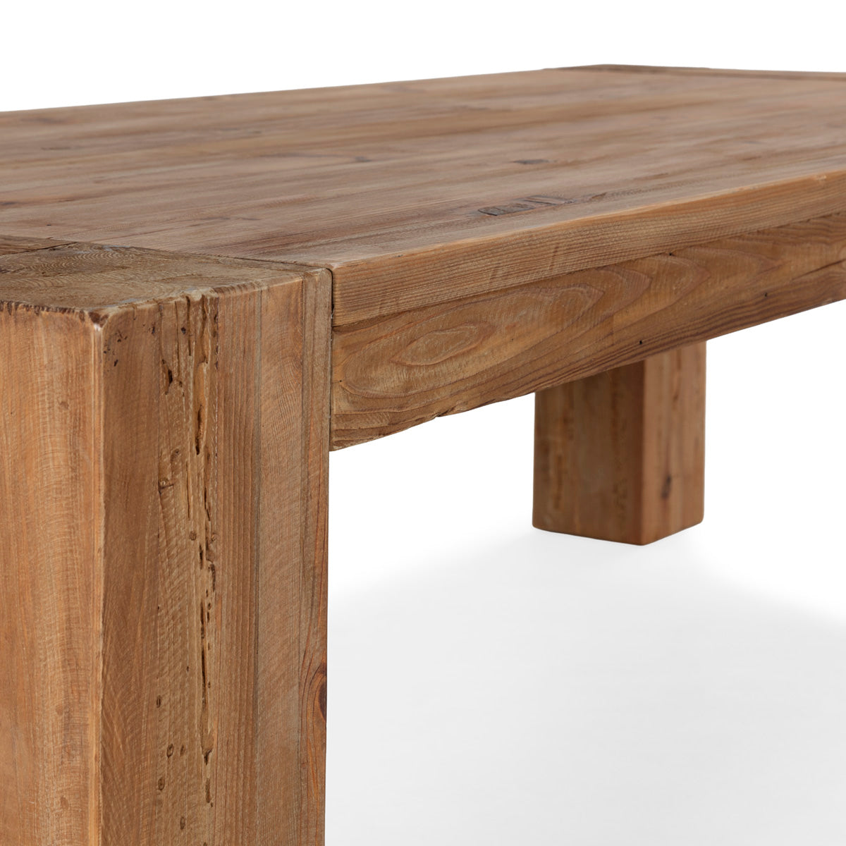 Mesa de comedor de madera de pino recuperado Ferrol