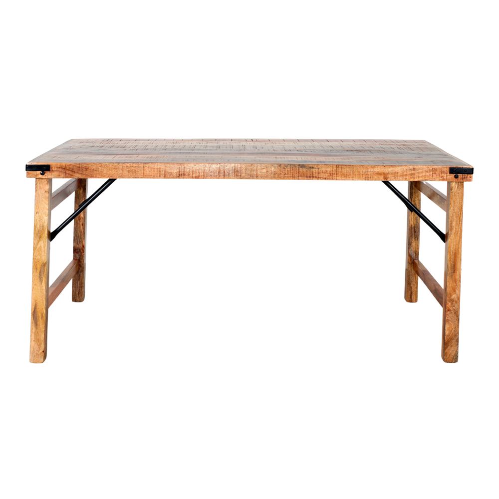 Mesa de comedor de madera envejecida Agnolo