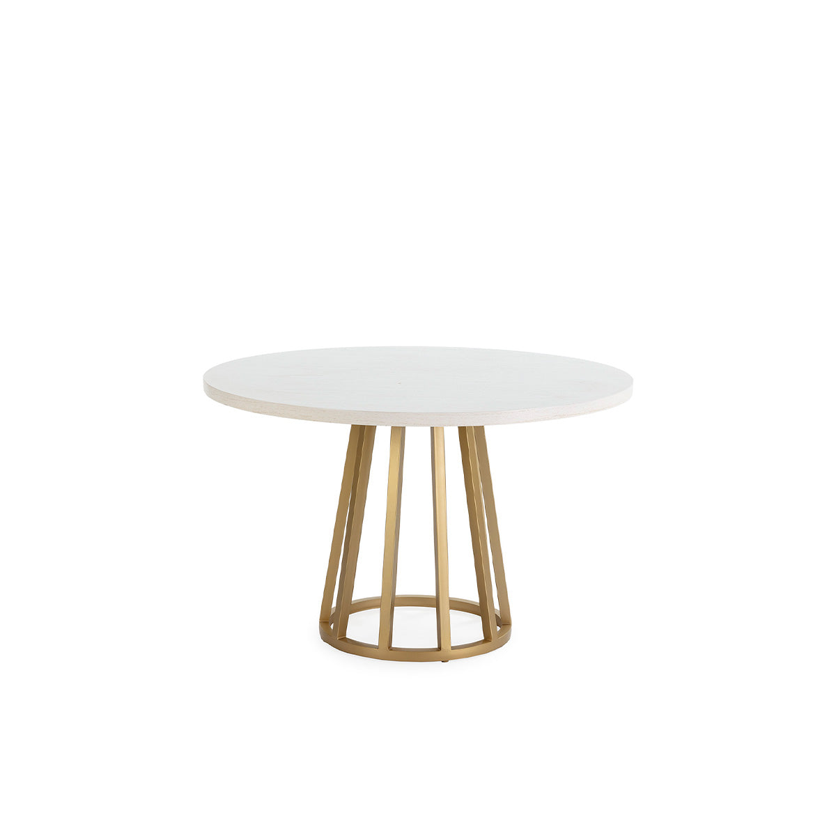Mesa de comedor de madera y metal Balma