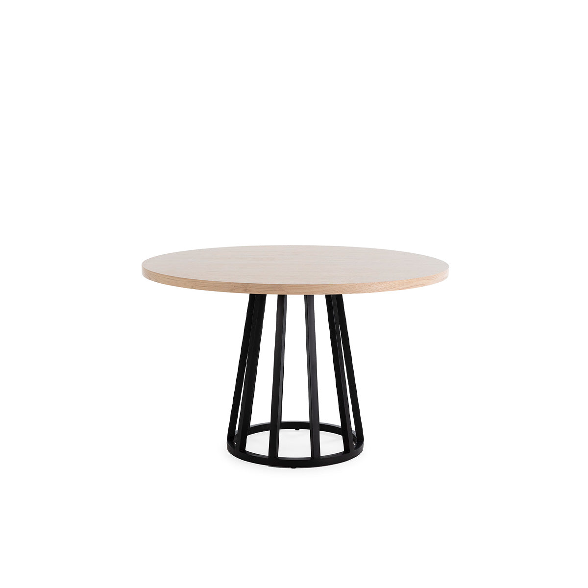 Mesa de comedor de madera y metal Balma