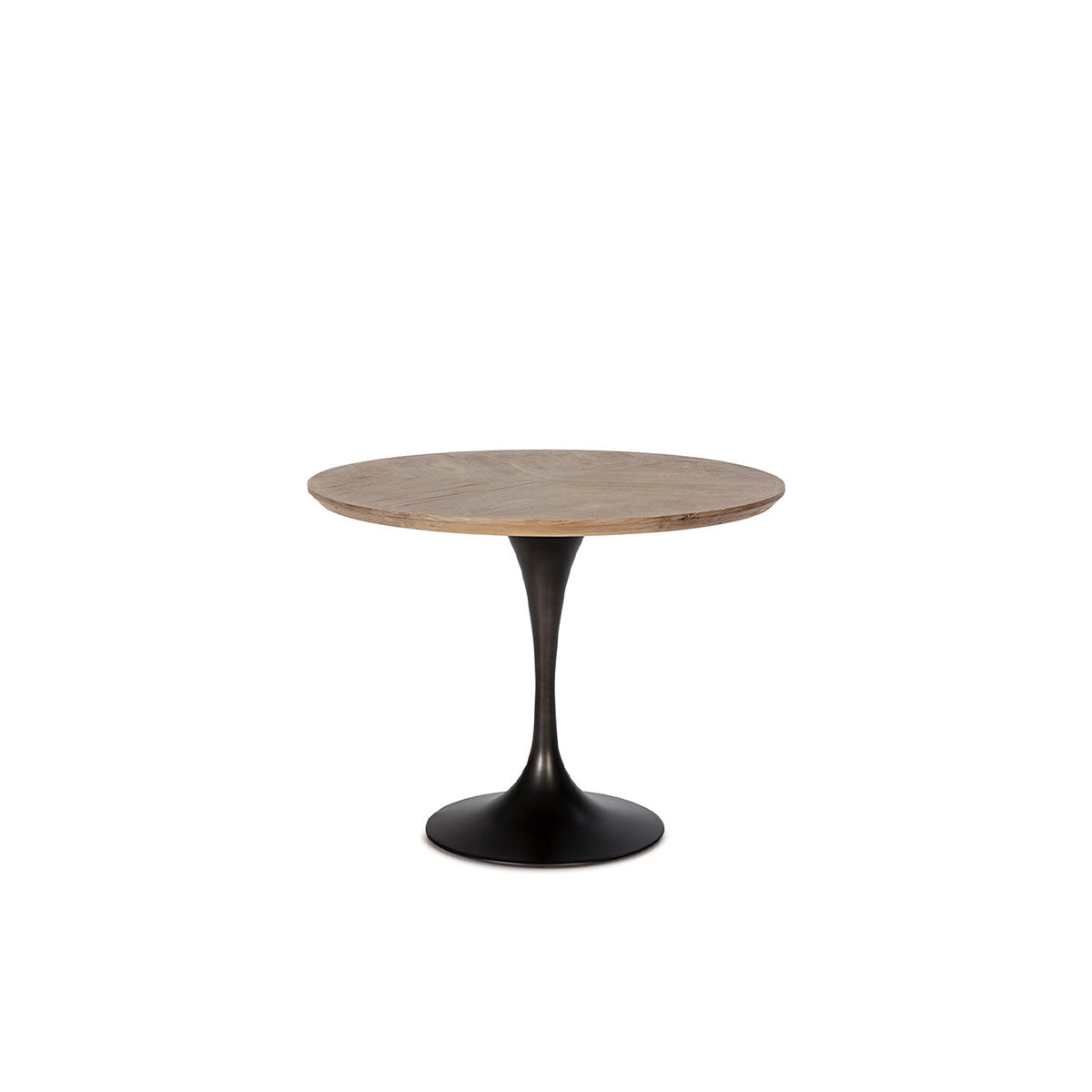 Mesa de comedor de madera y metal Cres