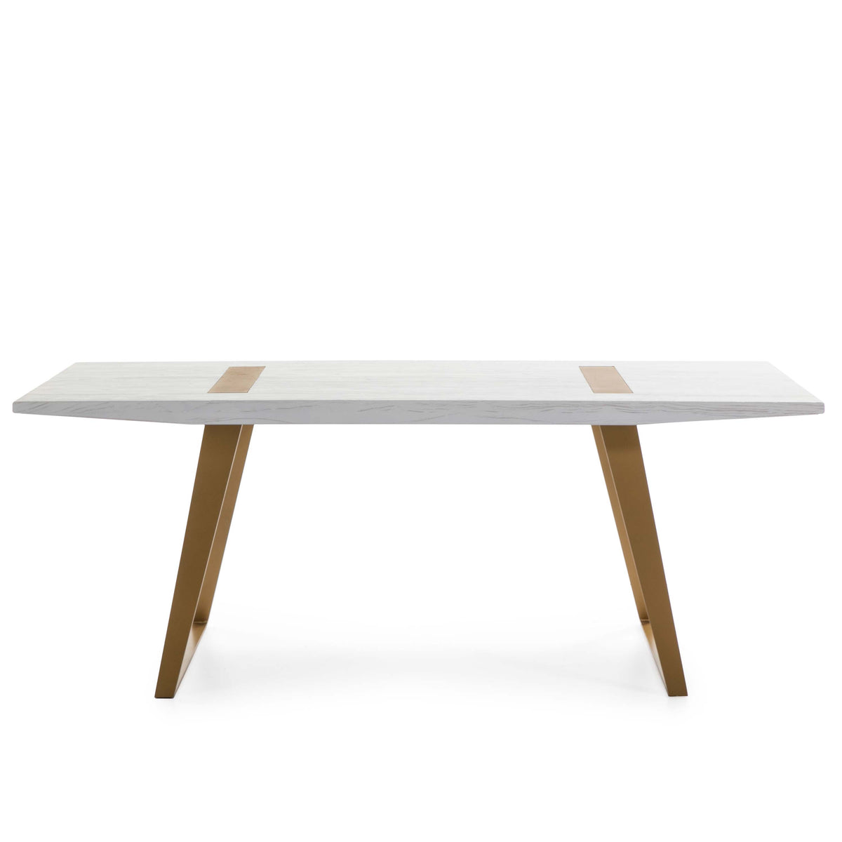 Mesa de comedor de madera y metal Nazaré