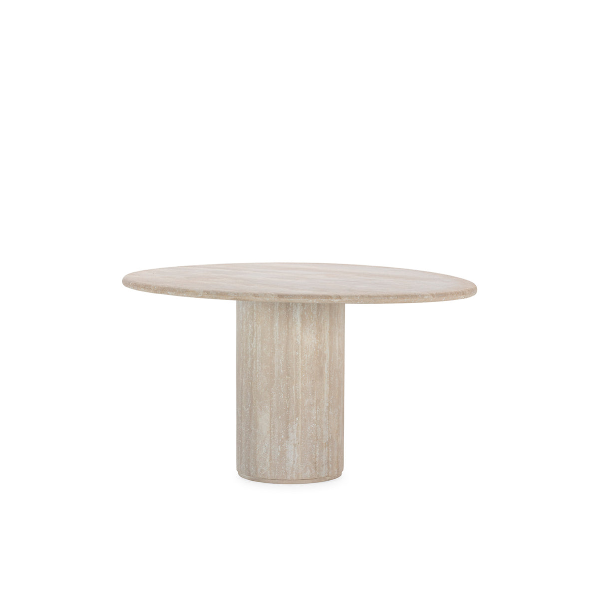 Mesa de comedor de mármol travertino Viladecans