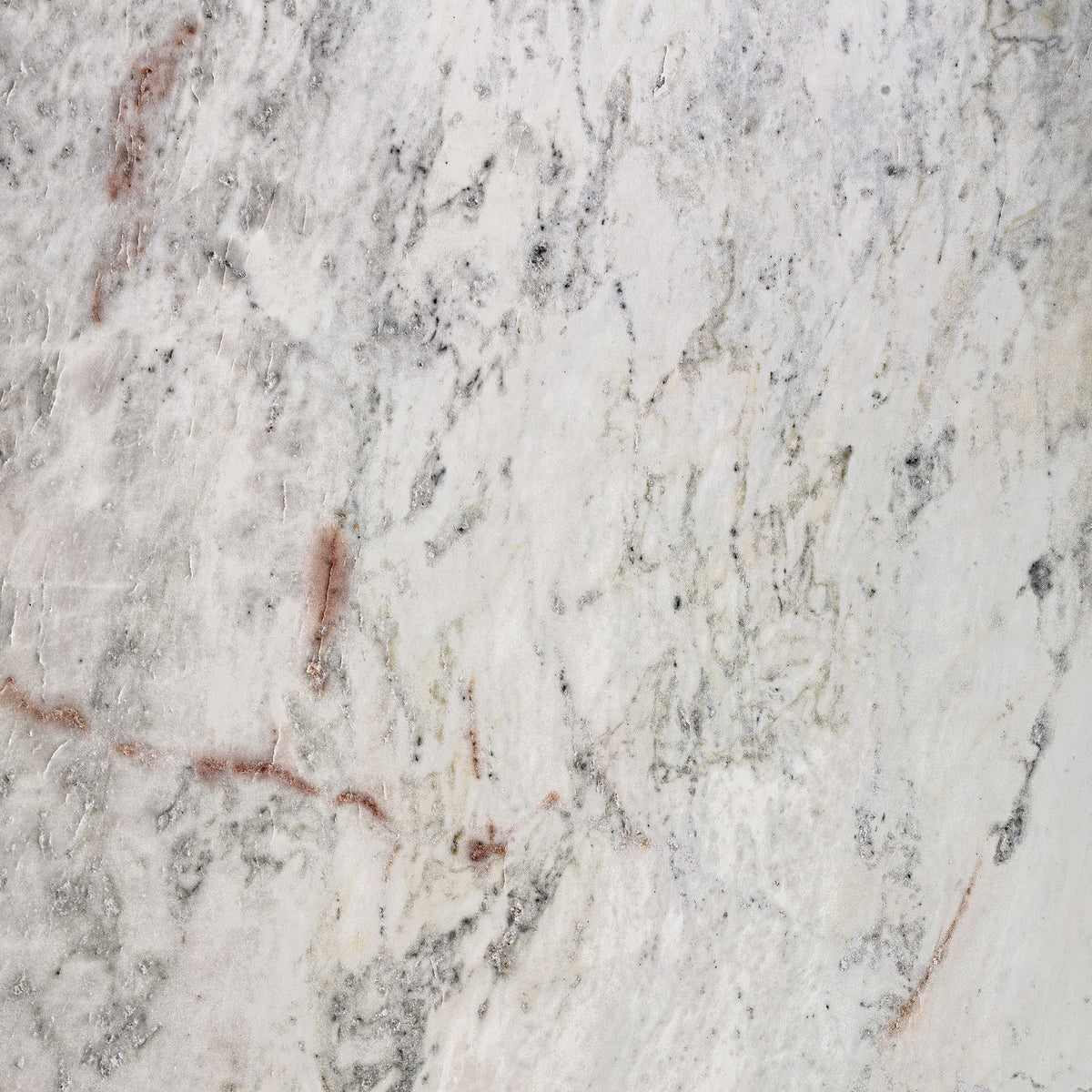 Mesa de comedor de mármol y roble Rodalquilar blanca