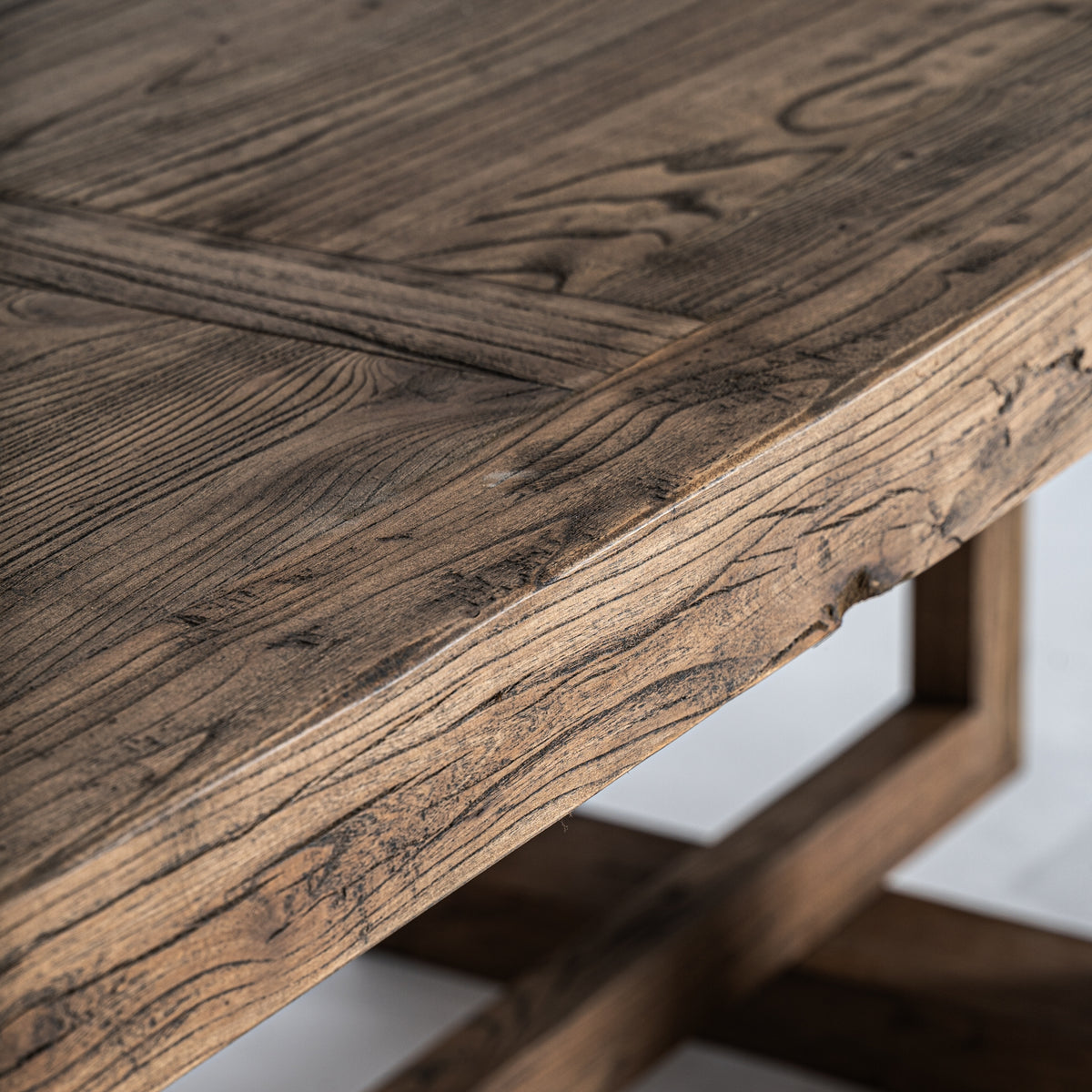 Mesa de comedor de olmo Carboneras 280 cm