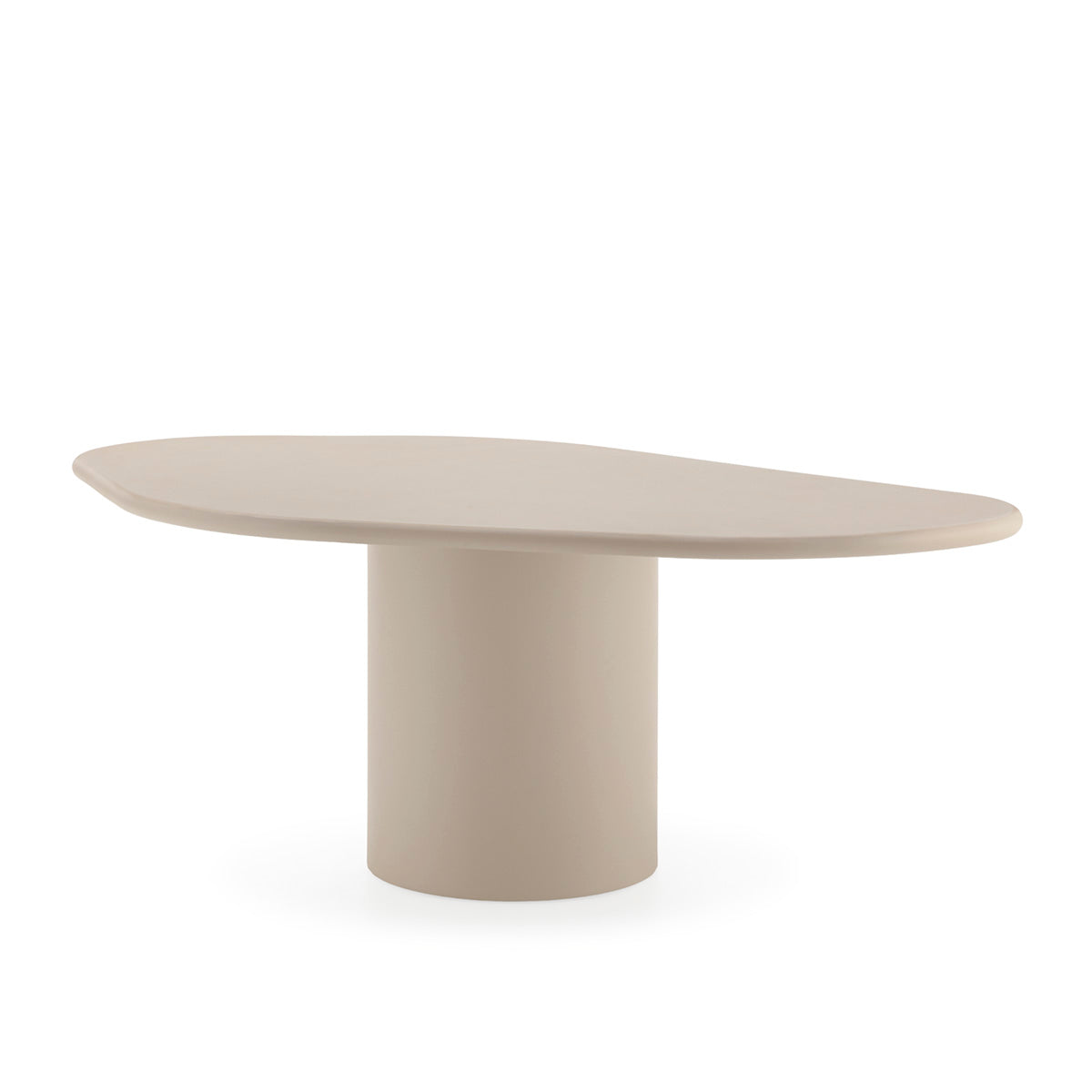 Mesa de comedor de piedra y resina Eboli