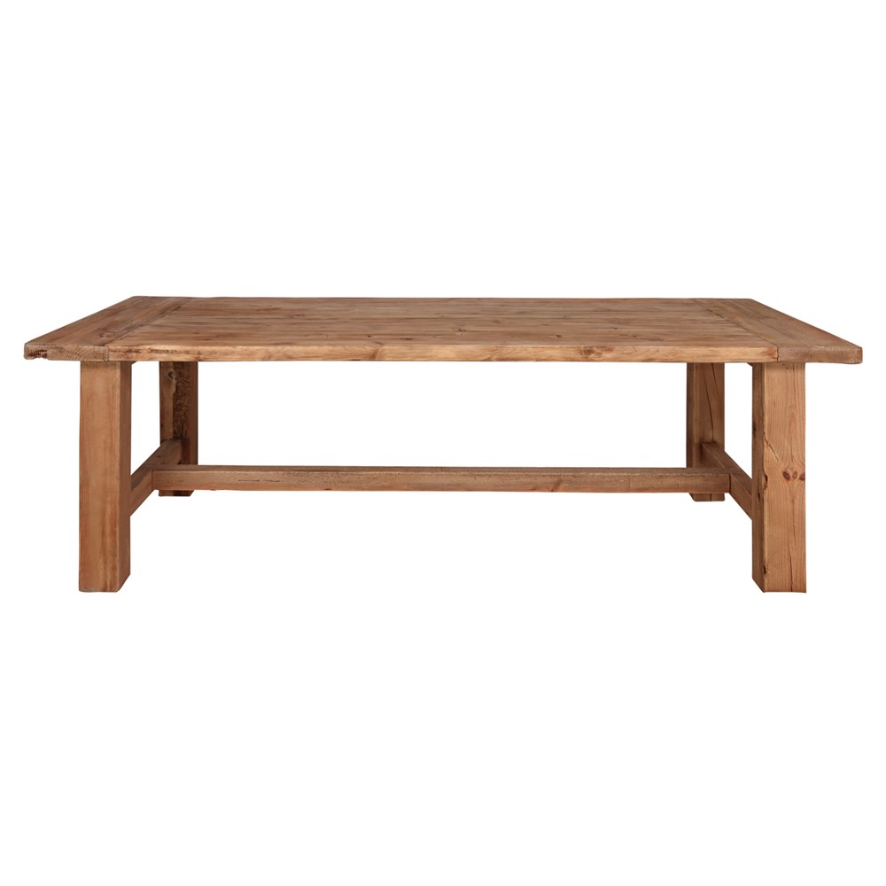 Mesa de comedor de pino reciclado Amelia