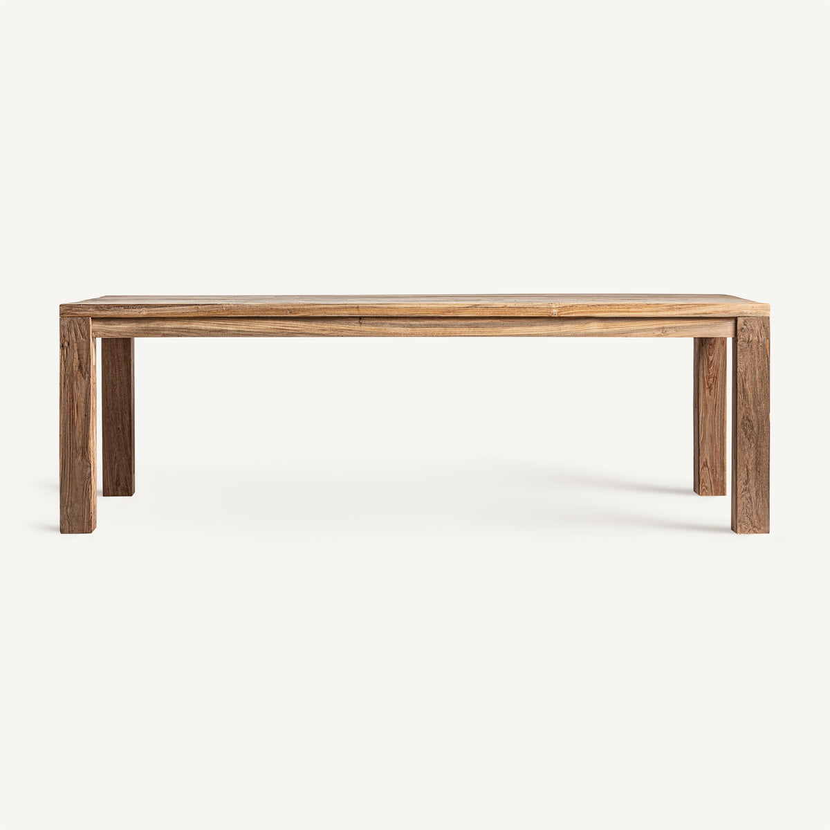 Mesa de comedor de teca reciclada Narila