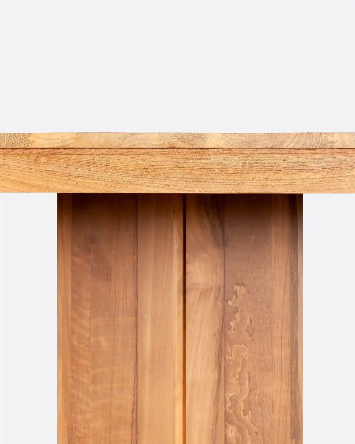 Mesa de comedor de teca reciclada Olula