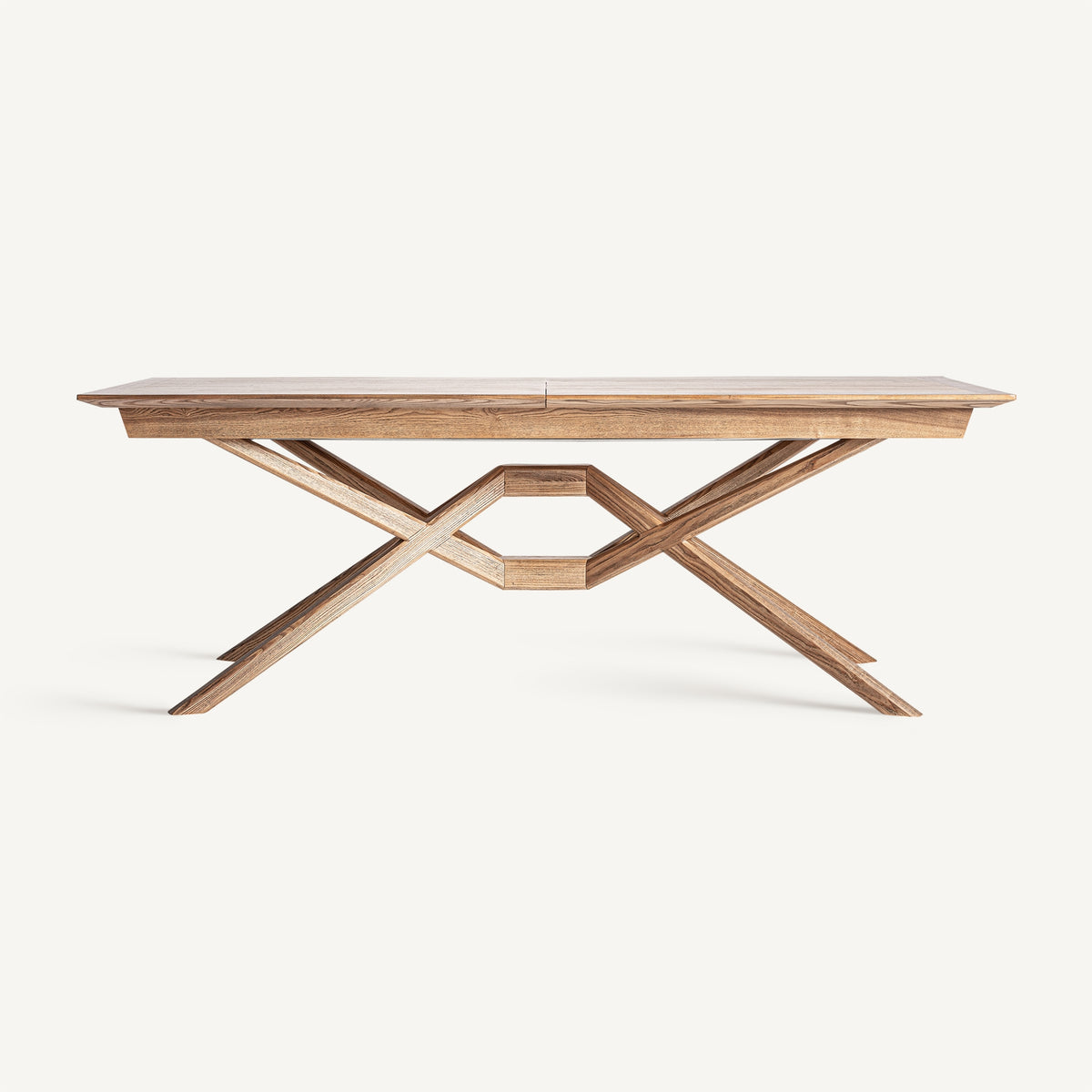 Mesa de comedor extensible de fresno Erice