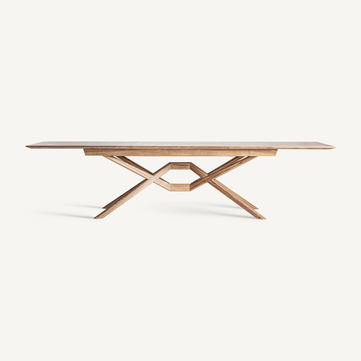 Mesa de comedor extensible de fresno Erice