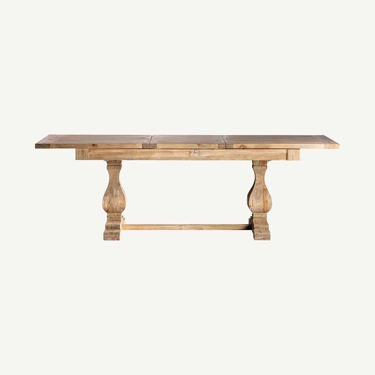 Mesa de comedor extensible de olmo reciclado Otranto 200 cm