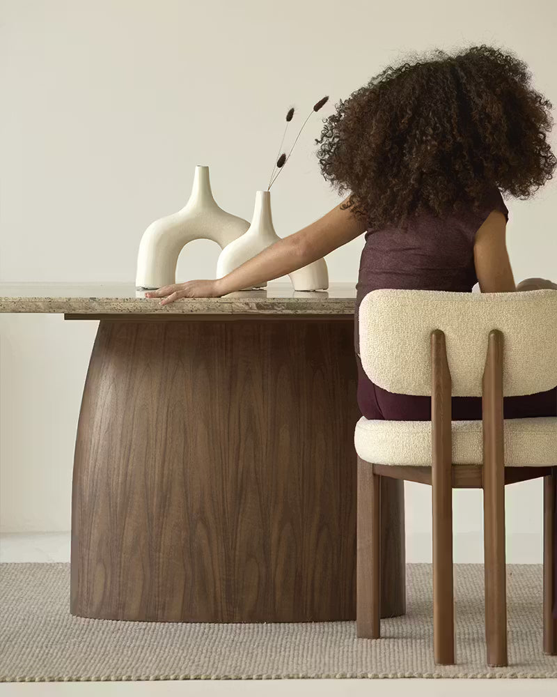 Mesa de Comedor Kaia Nogal 180 cm