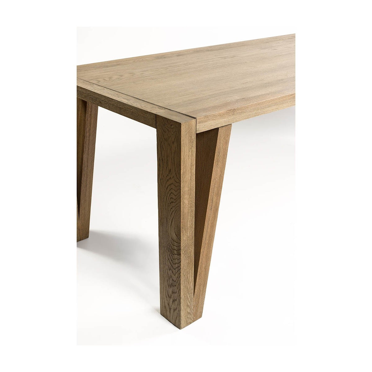 Mesa de comedor rectangular de roble Iznalloz