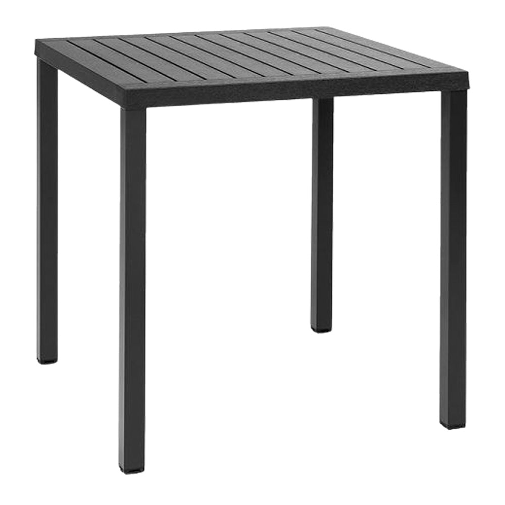 Mesa de exterior de resina y aluminio Gea
