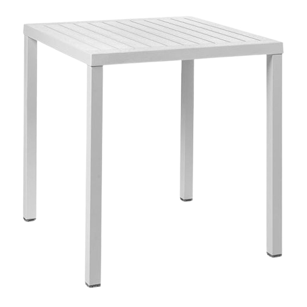 Mesa de exterior de resina y aluminio Gea