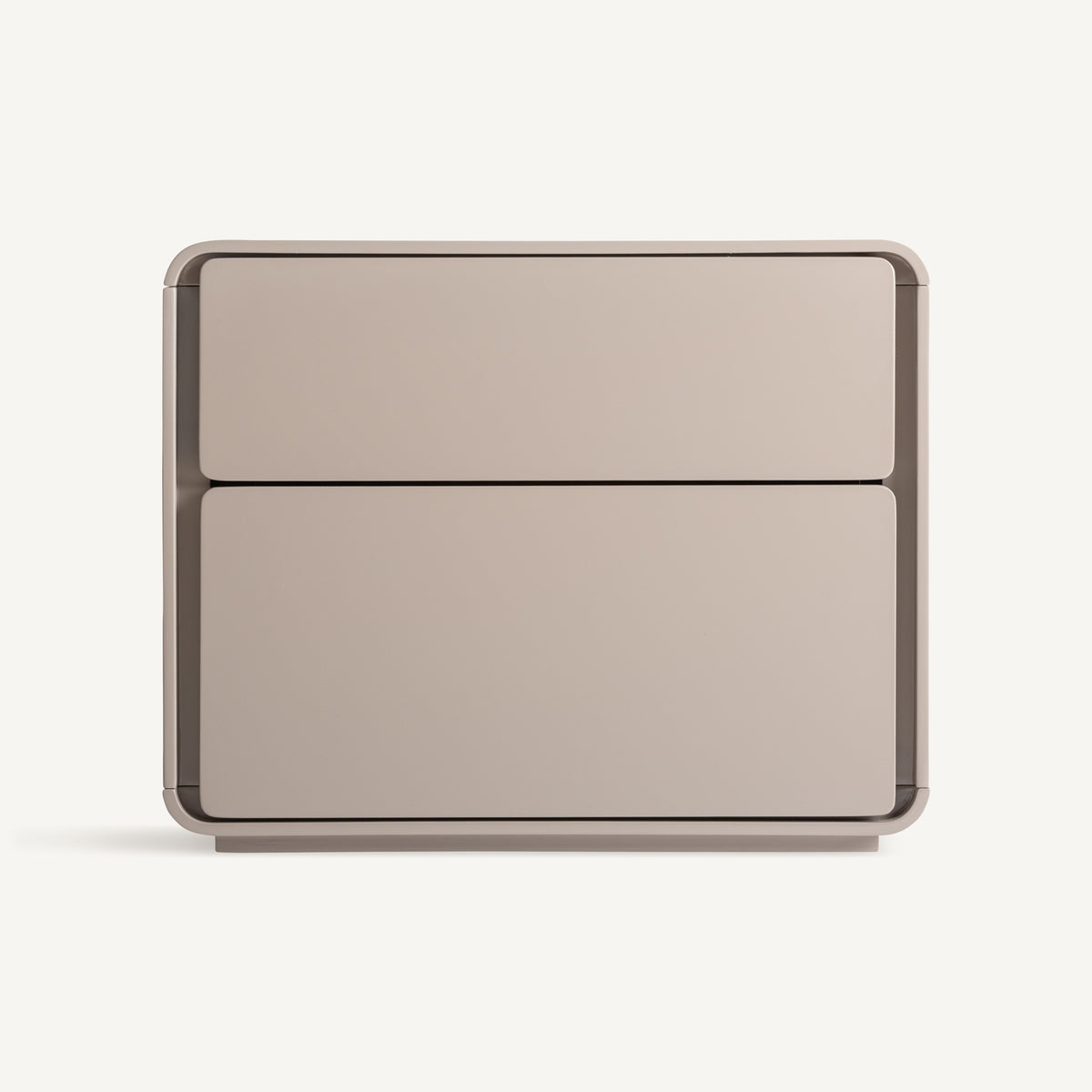 Mesita de noche beige Badis
