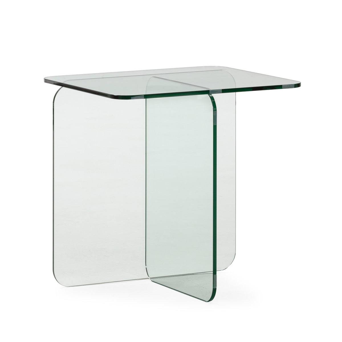 Mesita de noche de cristal Mogán