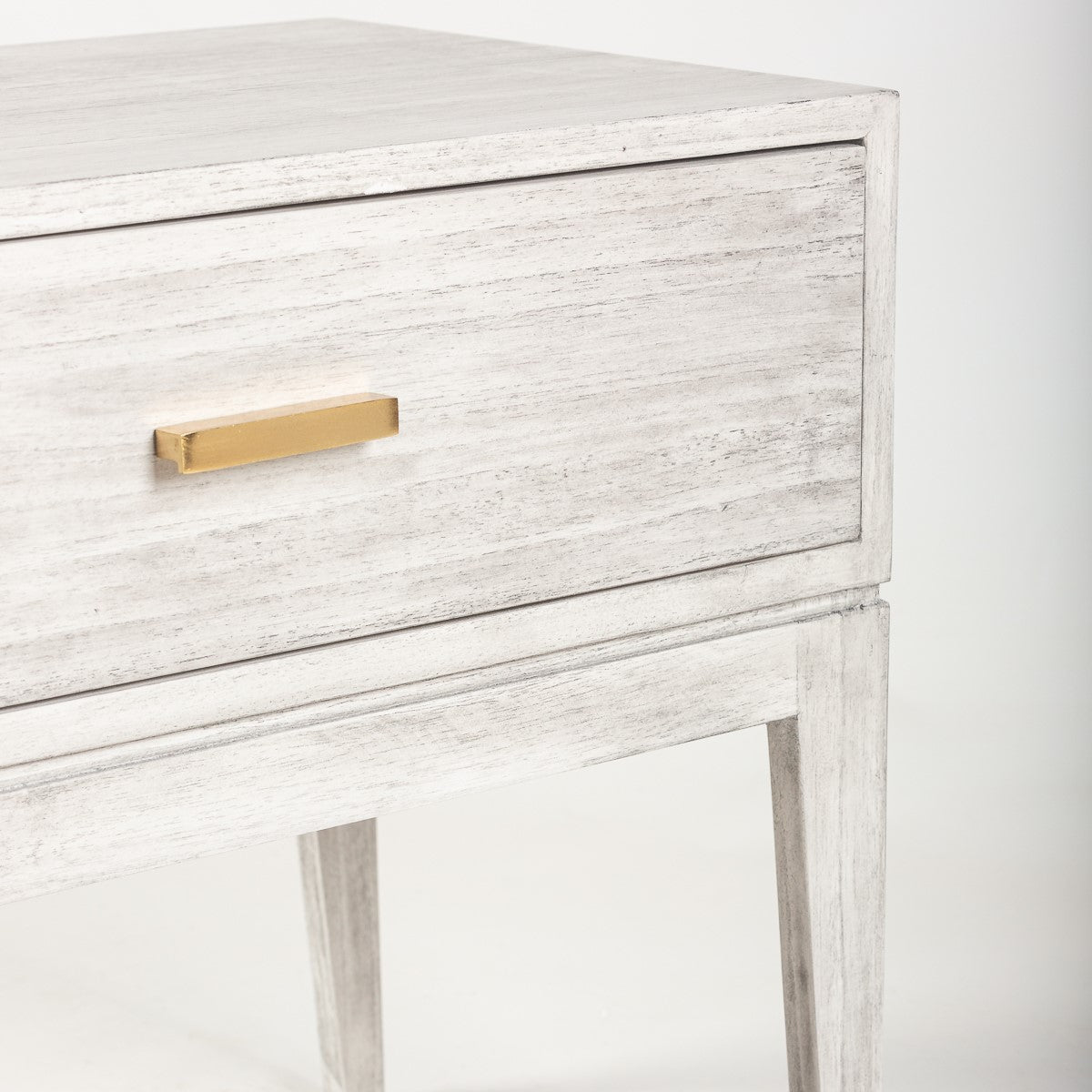 Mesita de noche de madera Almansa