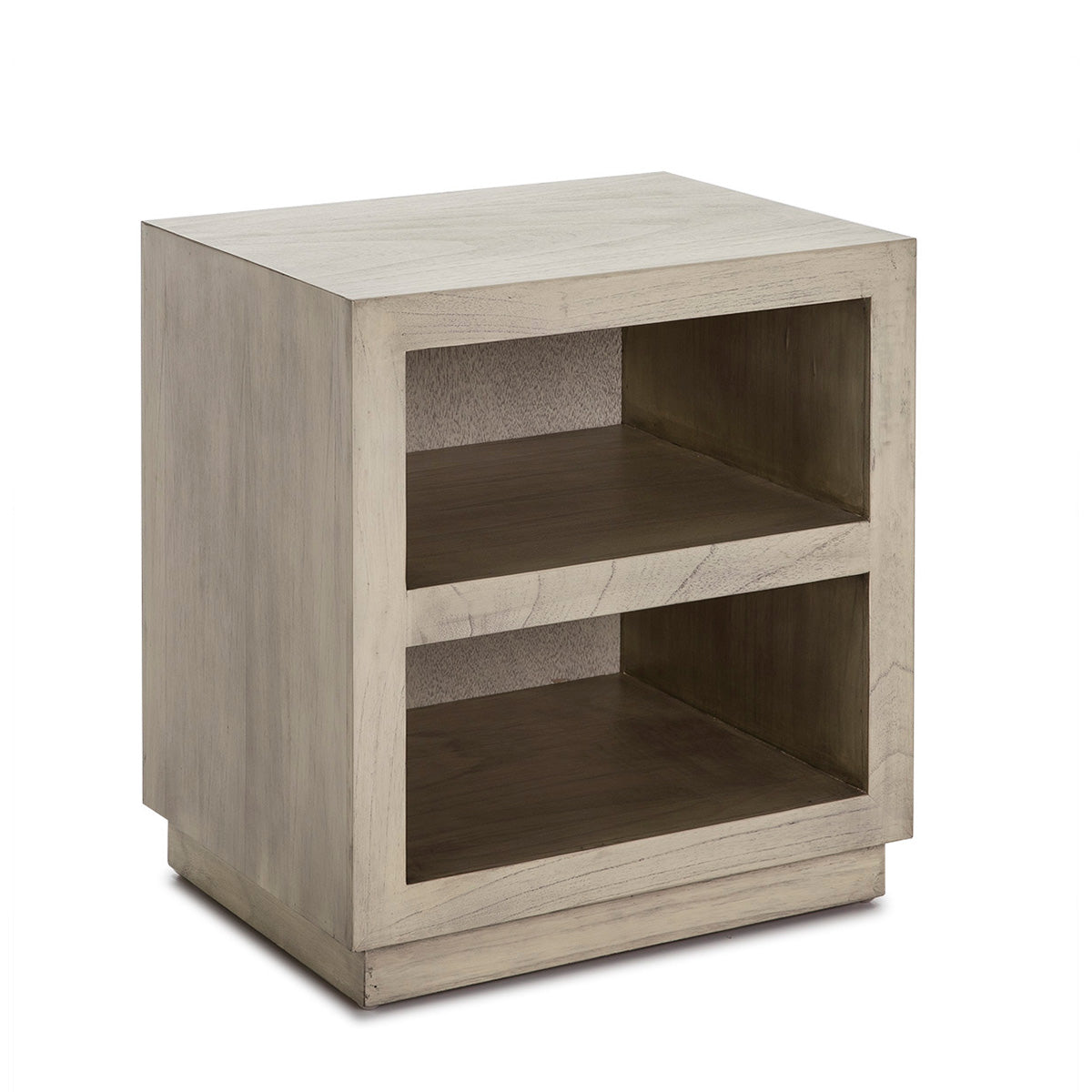 Mesita de noche de madera Moskhaton
