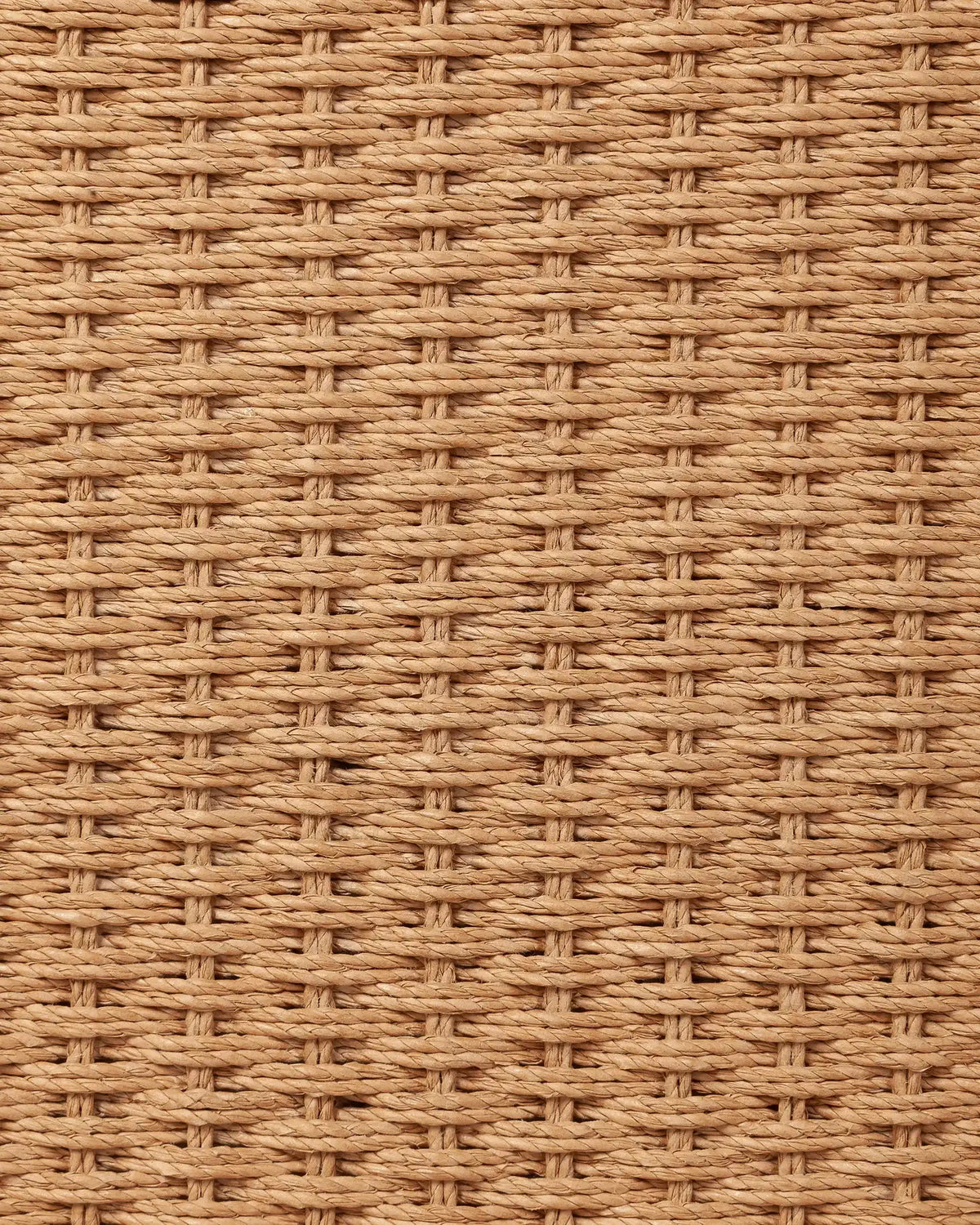 Mesita de noche de teca reciclada y cuerda de papel Chirivel