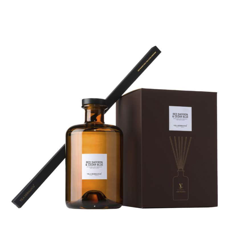 Ambientador Mikado Red Saffron & Cedar Wood - Apothecary Collection - #pino_y_jacaranda#