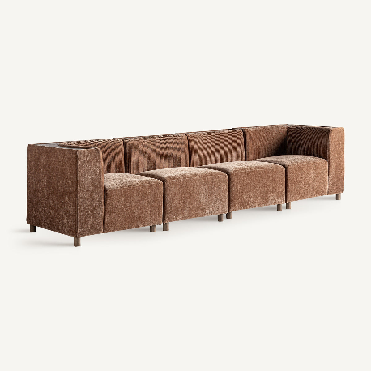 Módulo central de sofá tapizado Armona 72 cm