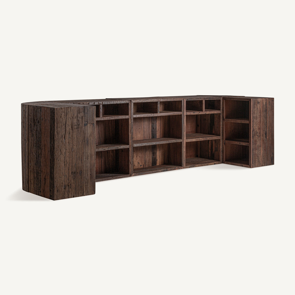 Módulo de barra de bar de madera recuperada Monchique 60 cm