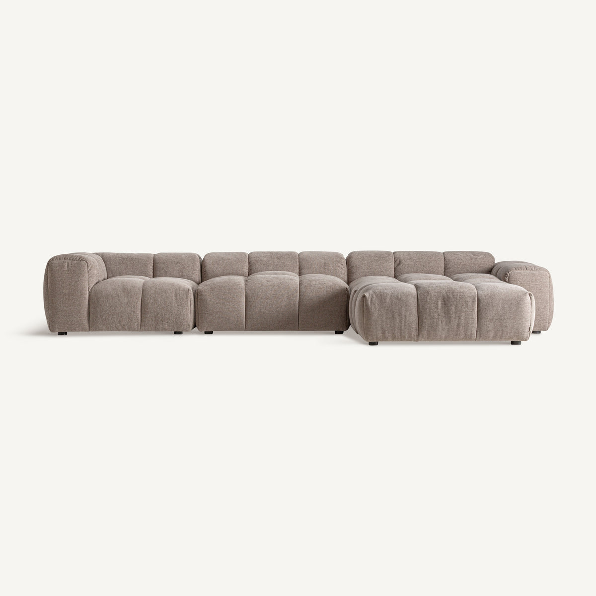 Módulo de sofá esquinero tapizado beige Korčula 115 cm