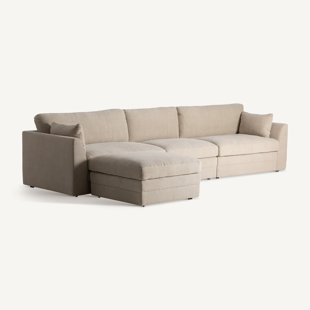 Módulo esquinero de sofá tapizado Salema lado A