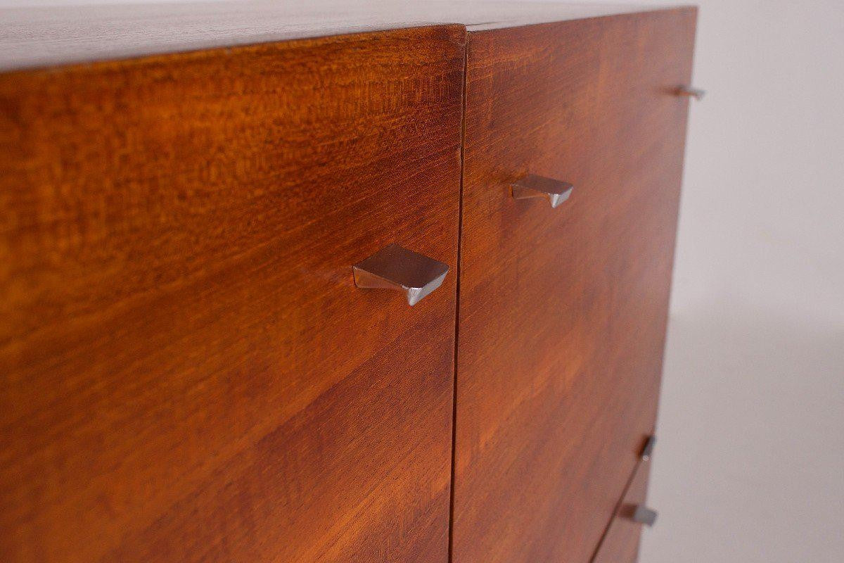 Mueble bar secreter vintage 1293 de Pierre Guariche para Meurop
