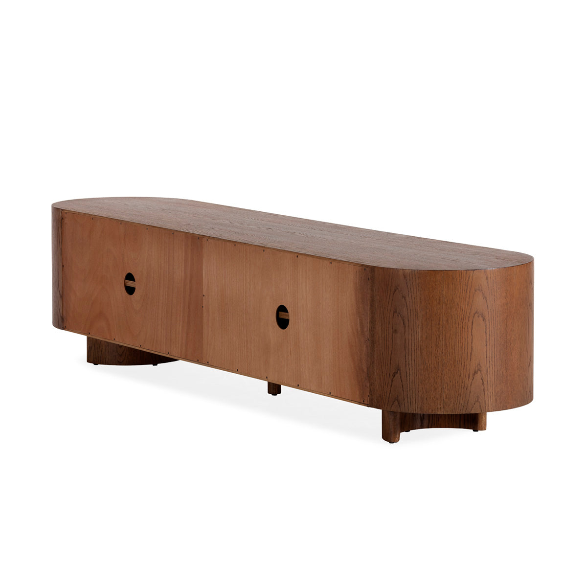 Mueble de TV de chapa de roble Perama