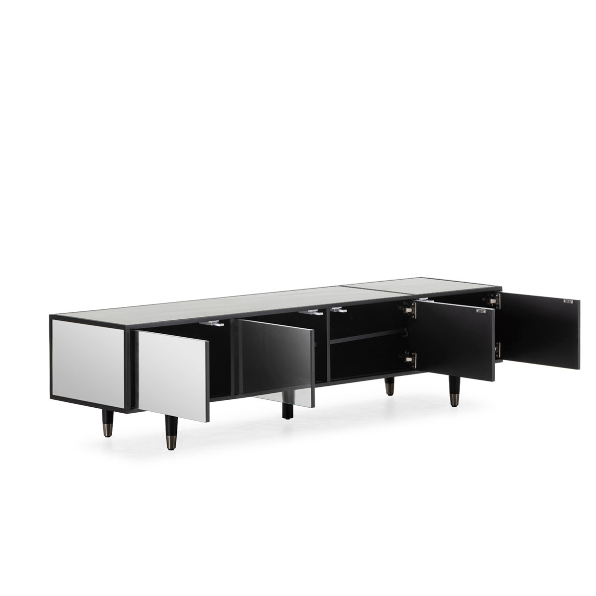 Mueble de TV de DM y espejo Miramas