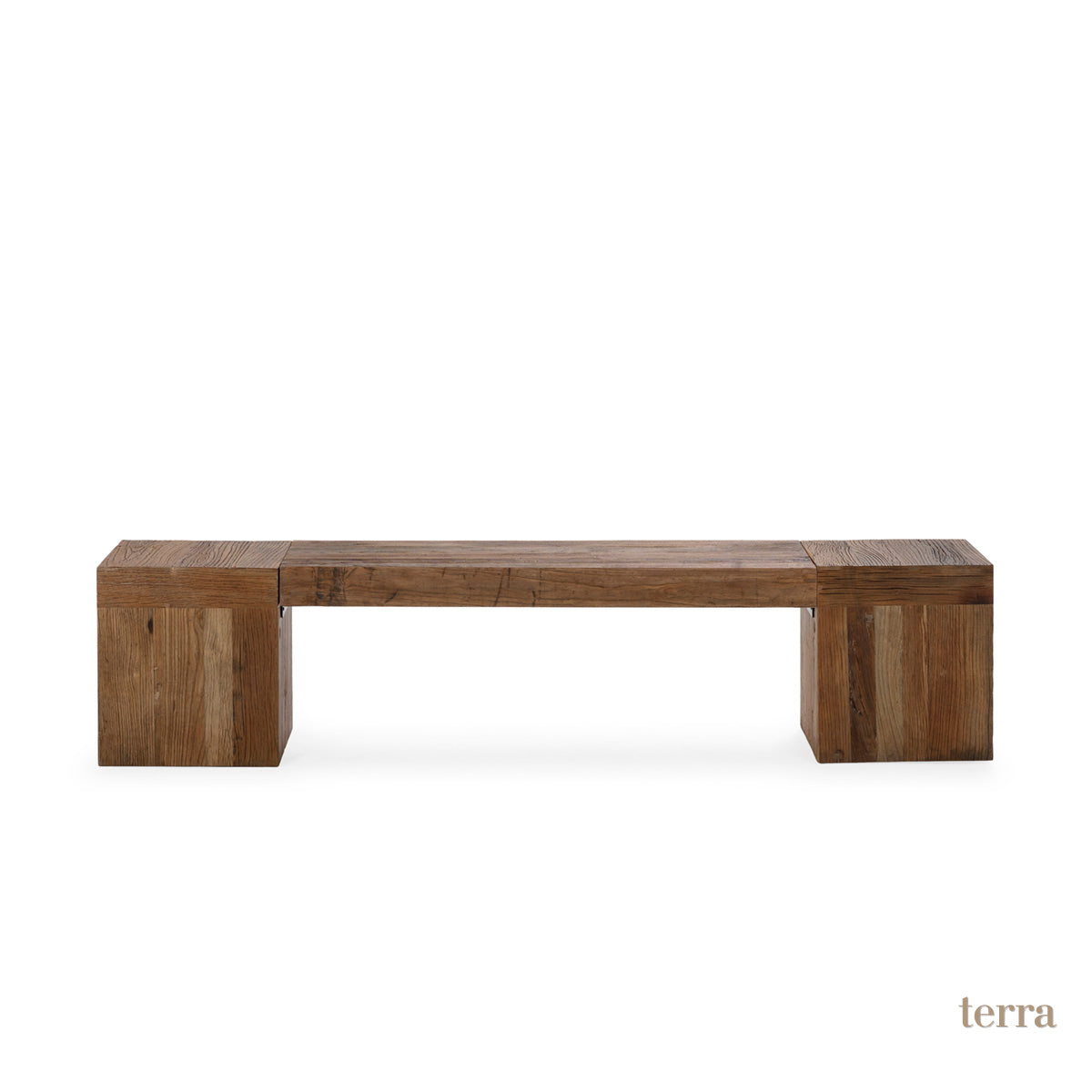 Mueble de TV de madera de olmo recuperado Benicàssim
