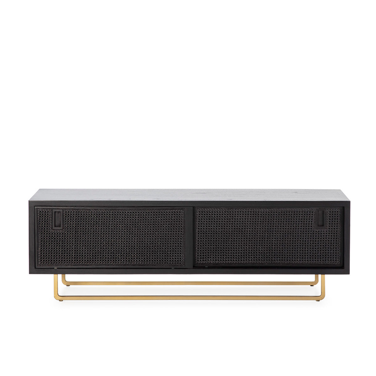 Mueble de TV de madera y ratán Amora