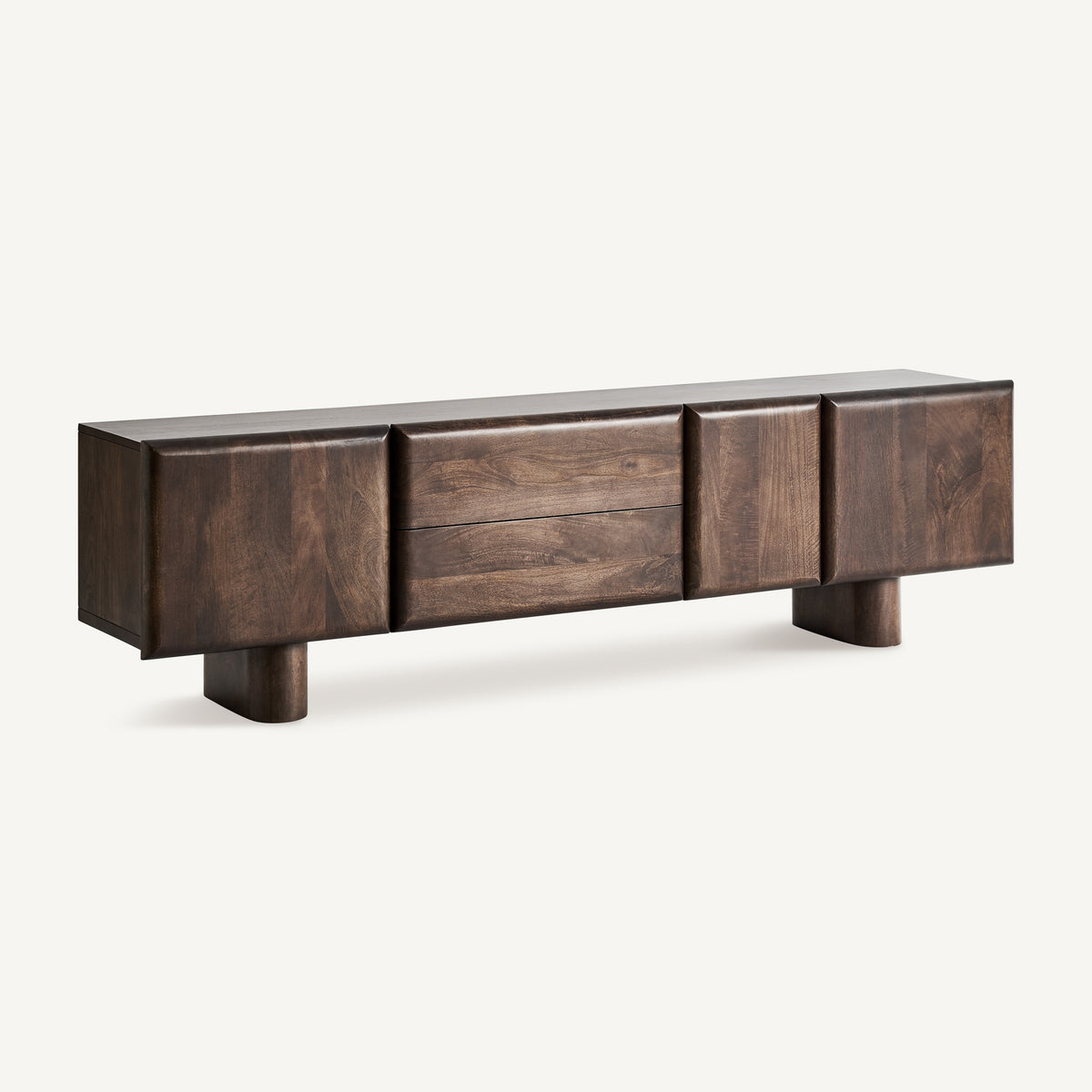 Mueble TV de madera de mango Zavial
