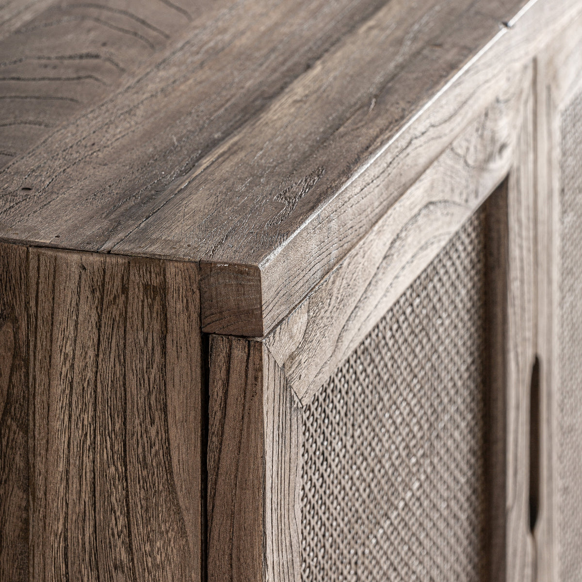 Mueble TV de madera de olmo Loulé