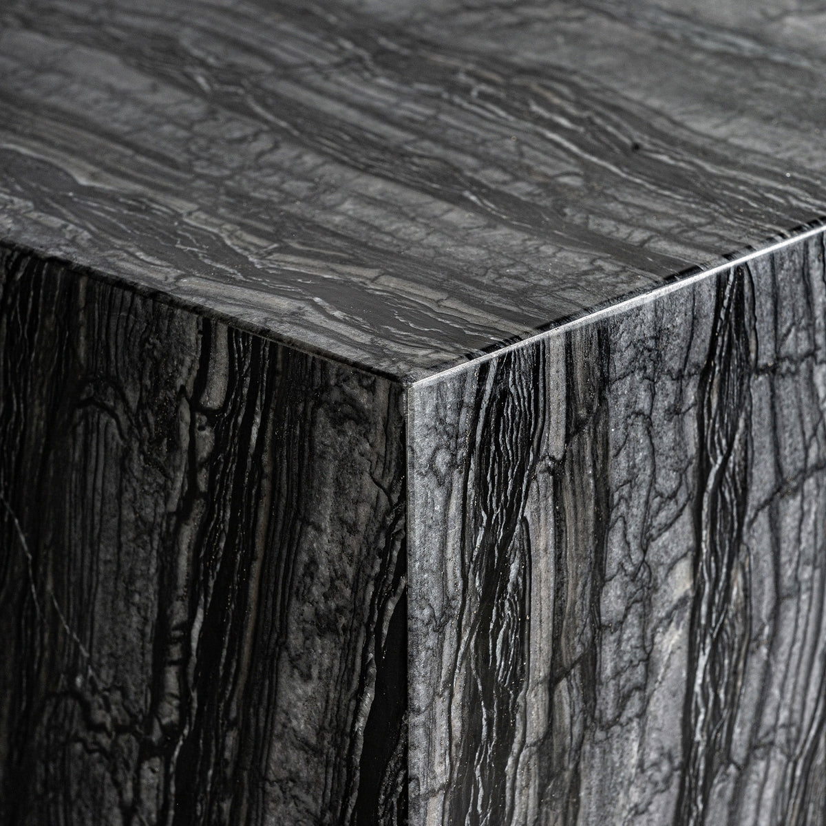 Peana de mármol gris Ondara 100 cm