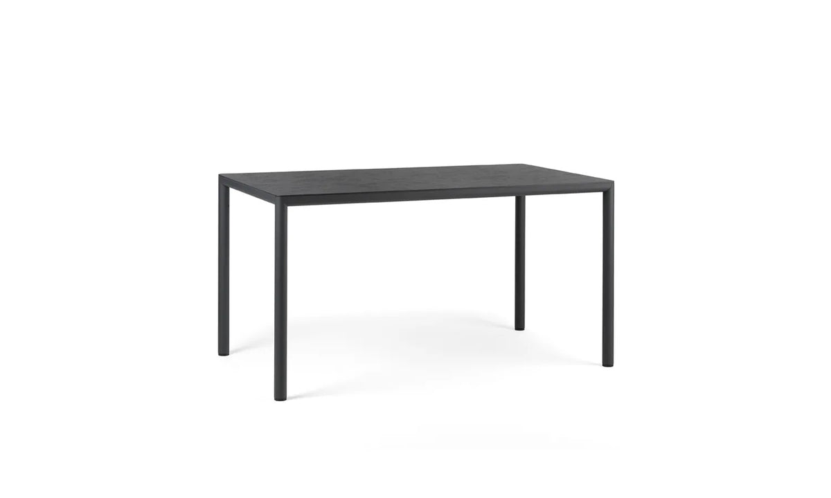 Mesa de comedor de aluminio Piave Nardi – Antracita