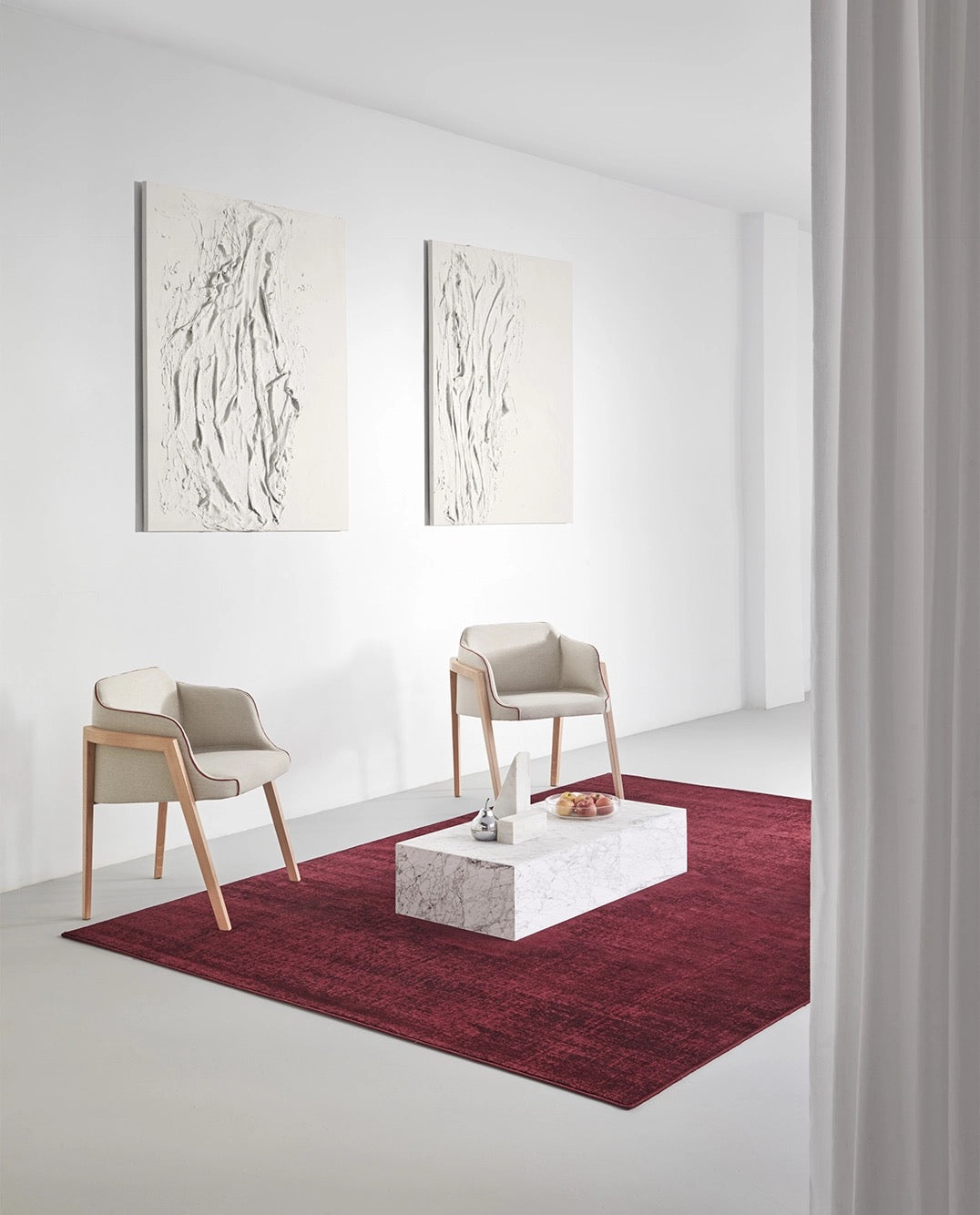 Alfombra Redonda de Interior y Exterior Luna - #pino_y_jacaranda#