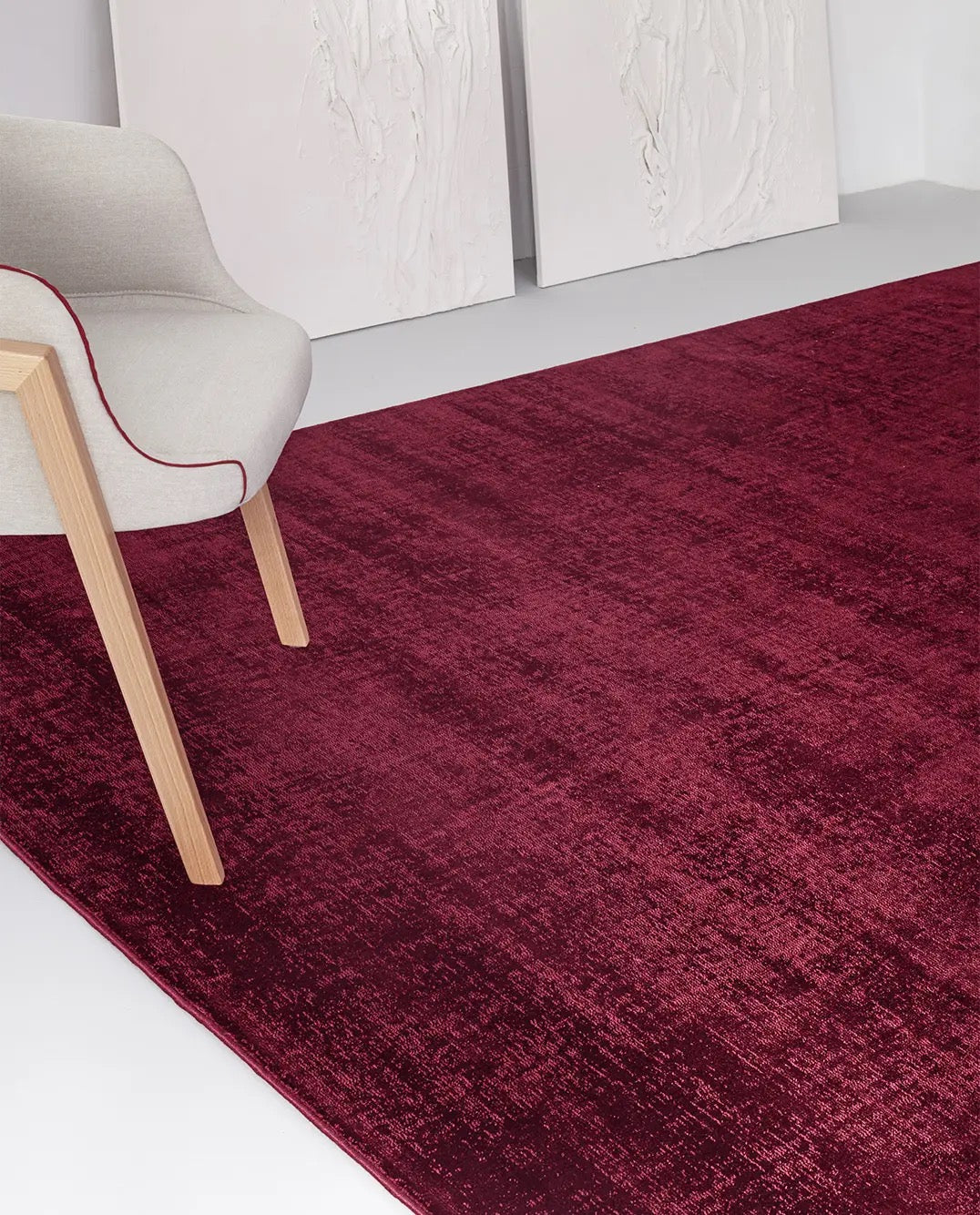 Alfombra Redonda de Interior y Exterior Luna - #pino_y_jacaranda#