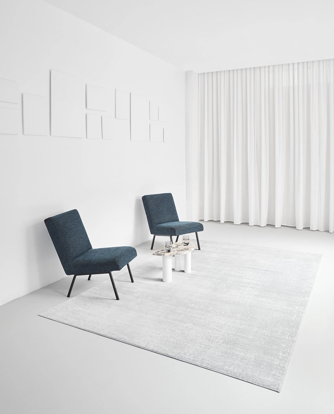 Alfombra Redonda de Interior y Exterior Luna - #pino_y_jacaranda#