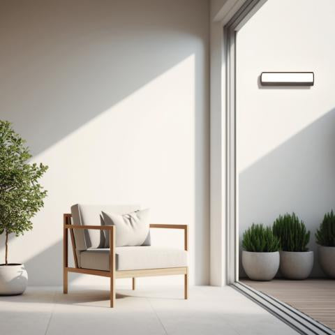 Aplique de Pared Exterior Aka - #pino_y_jacaranda#