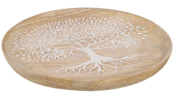 Bandeja Redonda Árbol de Vida - #pino_y_jacaranda#