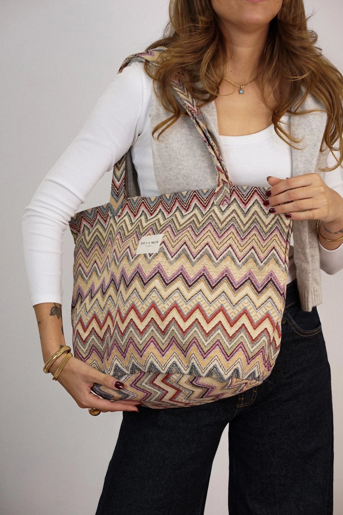 Bolso Grande Cremallera Kers - #pino_y_jacaranda#