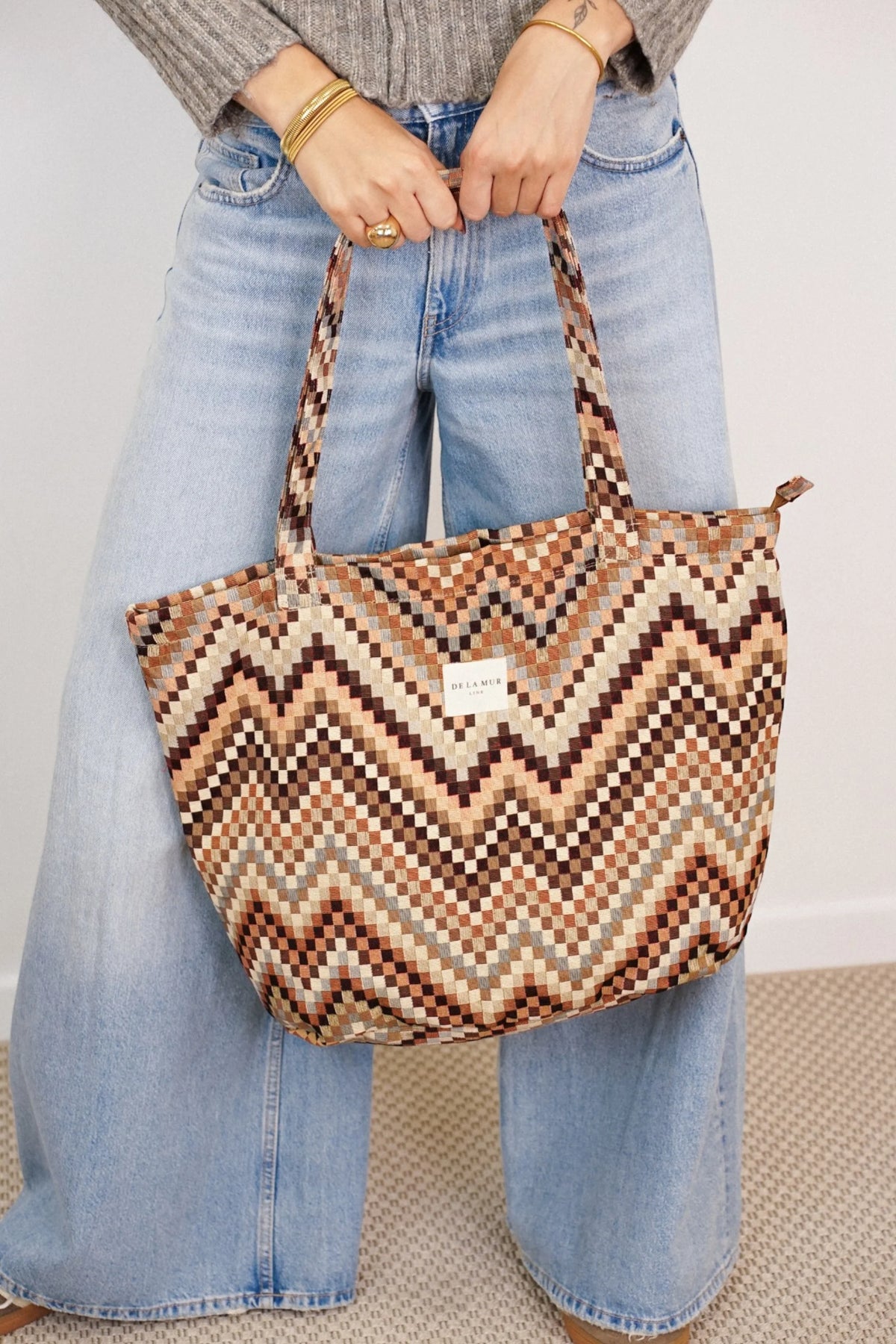 Bolso Grande Cremallera Pier - #pino_y_jacaranda#