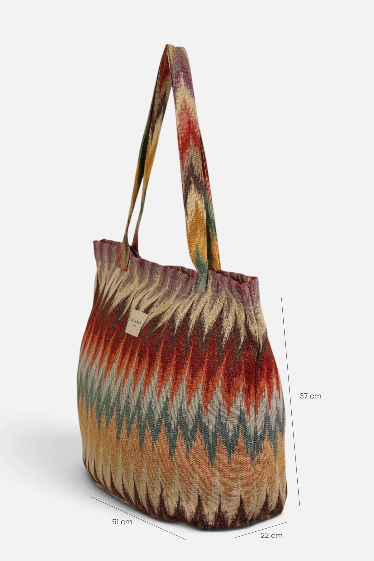 Bolso Grande Cremallera Guana - #pino_y_jacaranda#