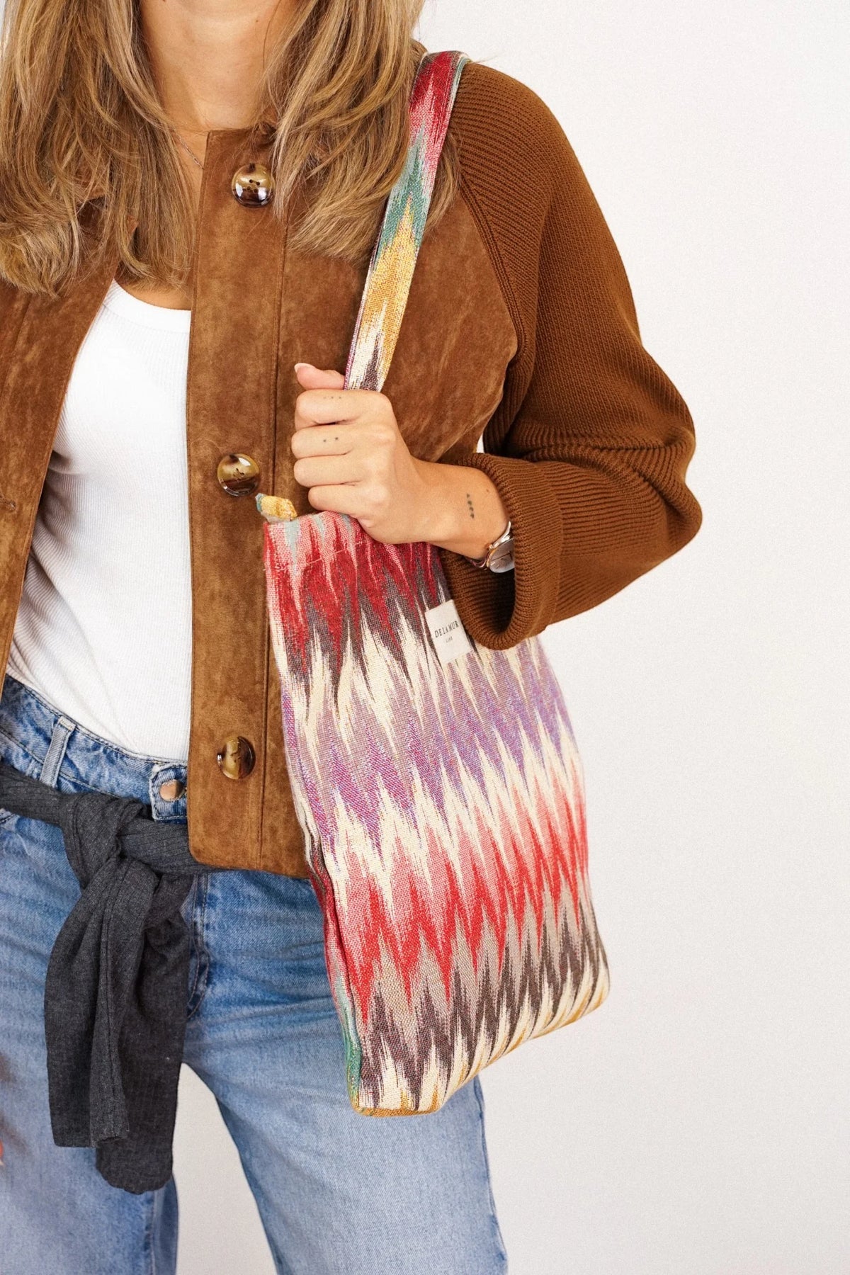 Bolso Pequeño con Cremallera Guana - #pino_y_jacaranda#