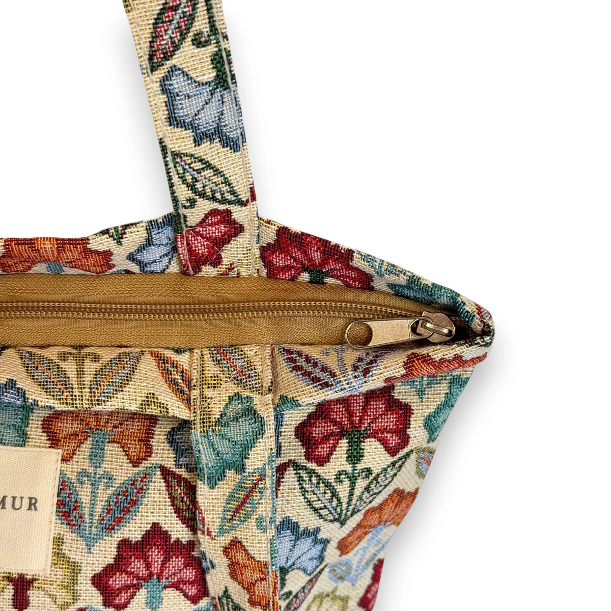 Bolso Pequeño Cremallera Flora - #pino_y_jacaranda#