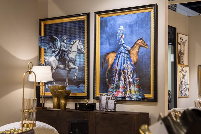 Cuadro Caballero Alado Imperial - #pino_y_jacaranda#